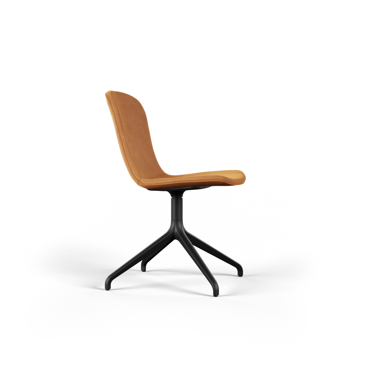 Chair no. One S1 Black Swivel | Chair no. One S1 Black Swivel - Luna Sandstone Med returdrej | SACKit