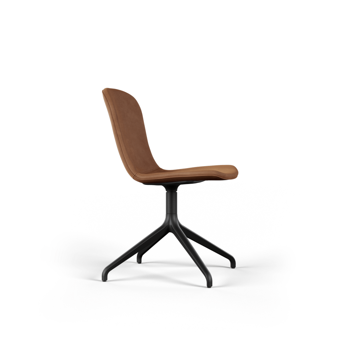 Chair no. One S1 Black Swivel | Chair no. One S1 Black Swivel - Luna Walnut Med returdrej | SACKit