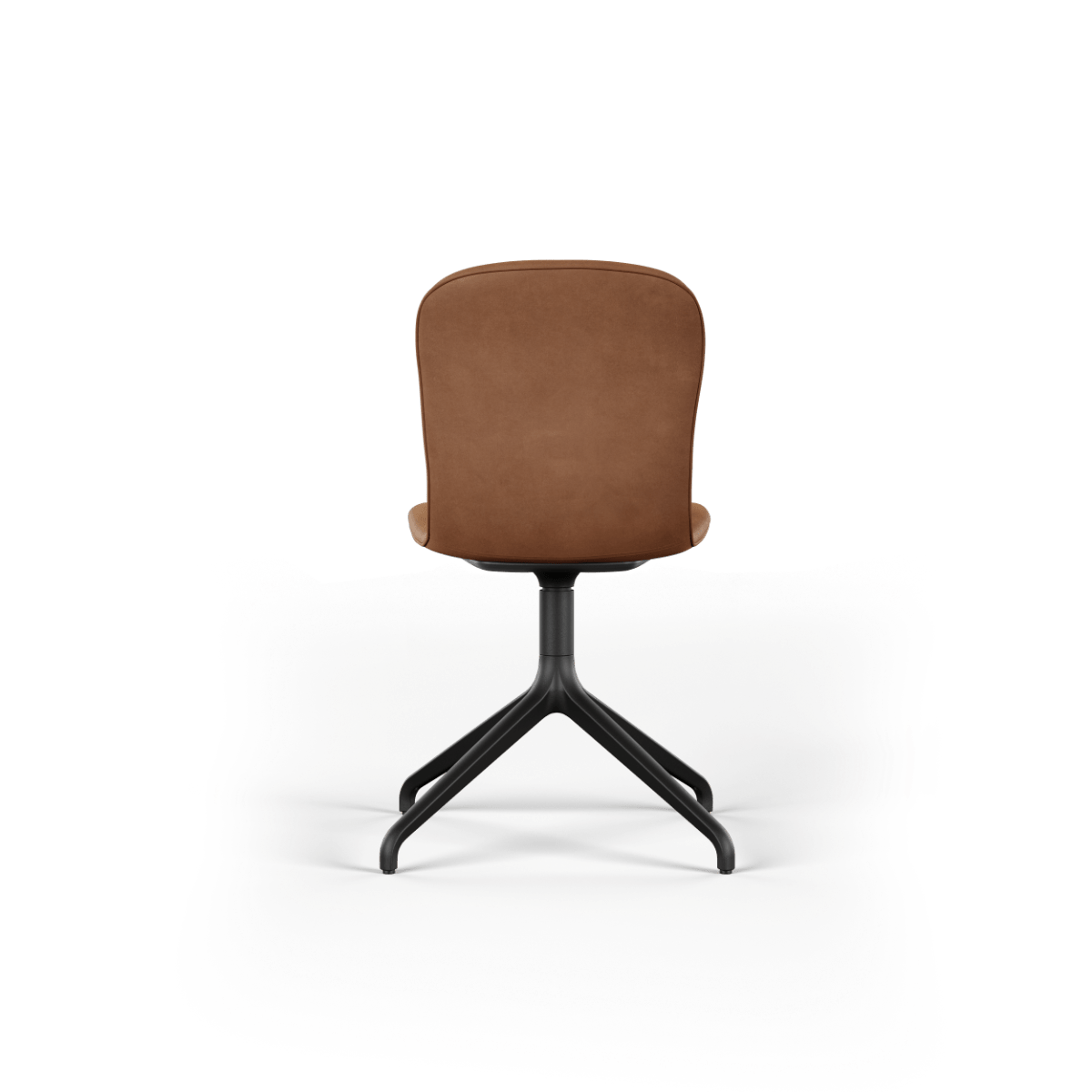 Chair no. One S1 Black Swivel | Chair no. One S1 Black Swivel - Luna Walnut Med returdrej | SACKit