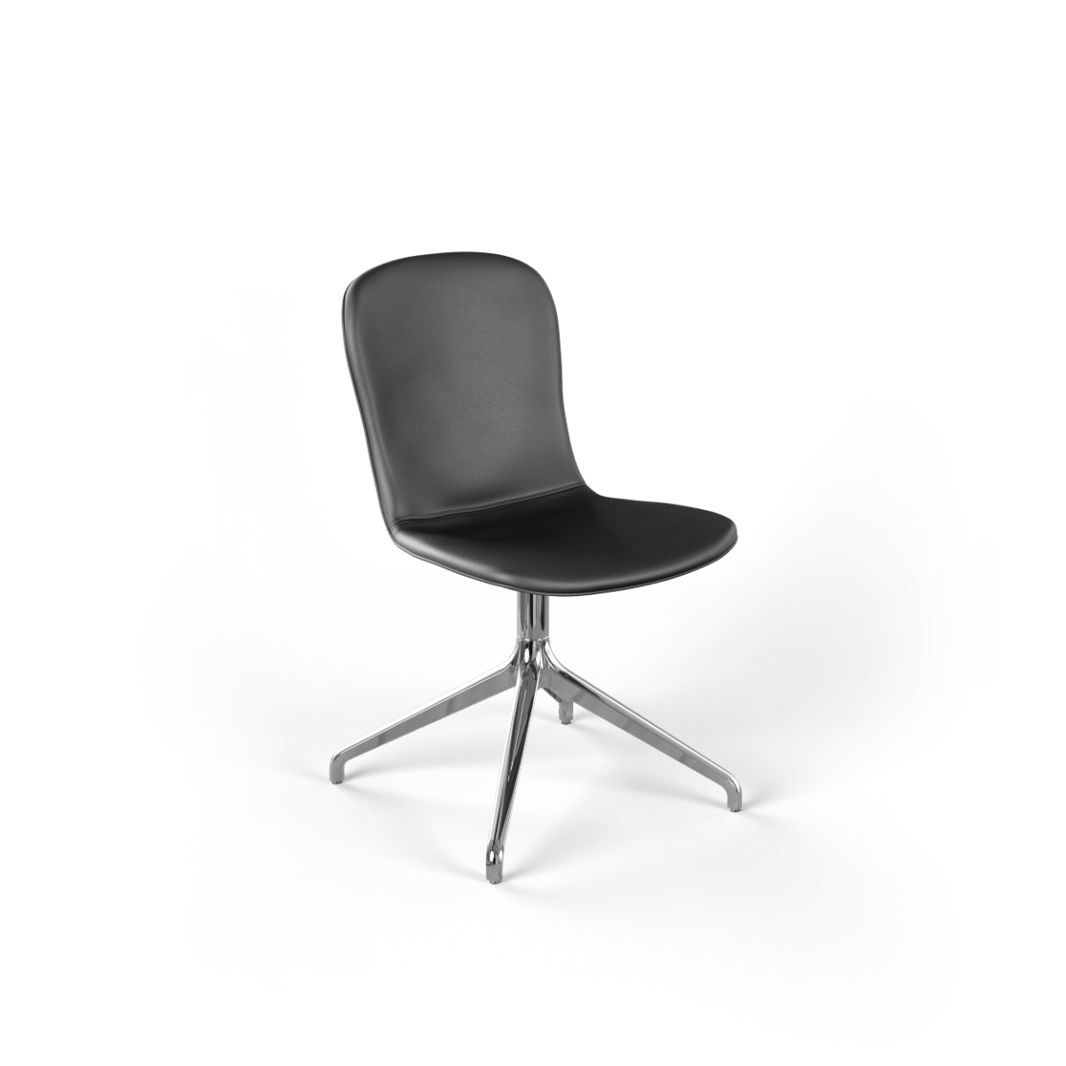 Chair no. One S1 Polished Swivel | Chair no. One S1 Polished Swivel - Terra Black Med returdrej | SACKit