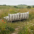 Mollis Lounge Sofa 2 Seater i Renesse Taupe med pulverlakeret aluminiumsstel til udendørs brug
