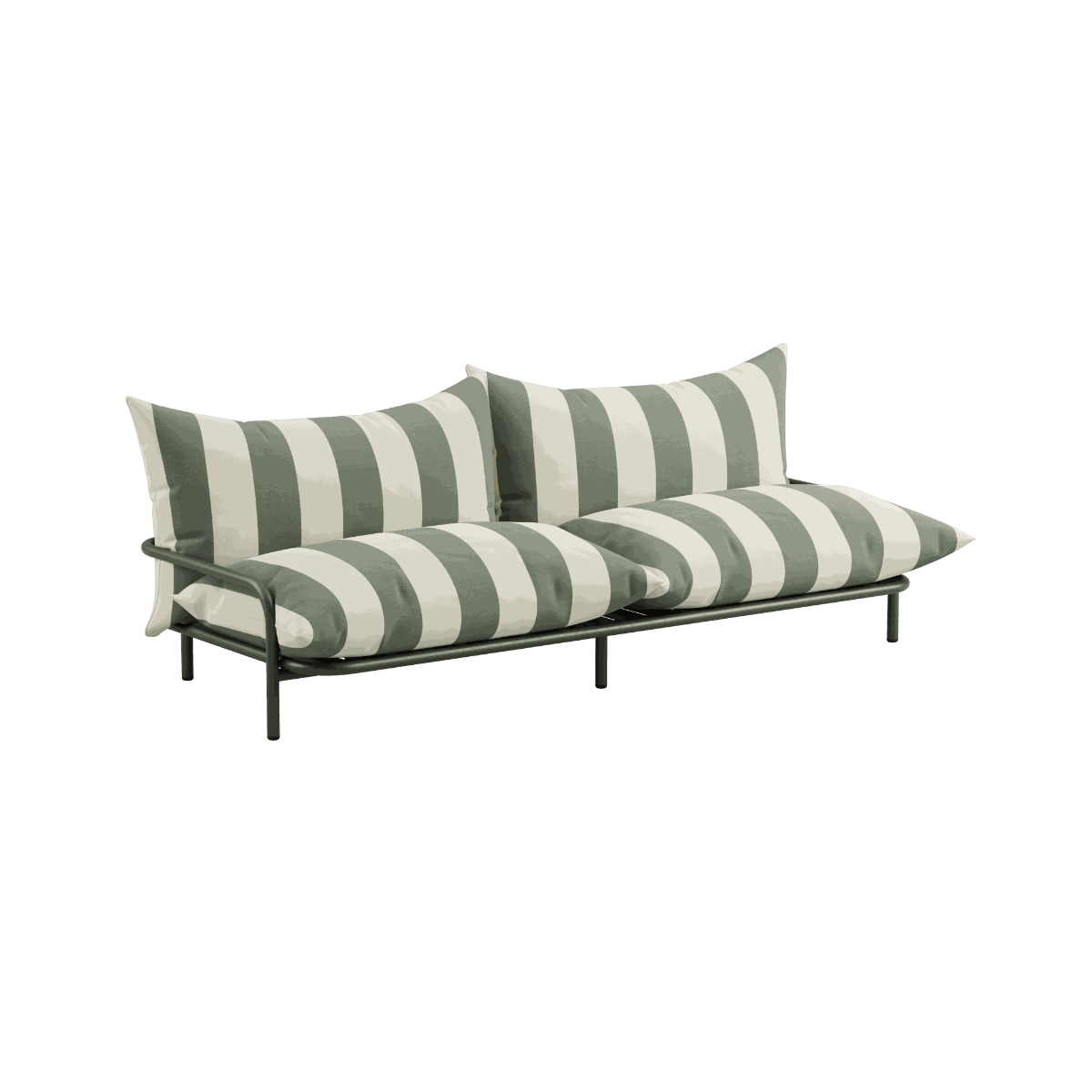 Sandfarvet vandafvisende cover til Mollis Lounge Sofa 2 Seater i strækbart materiale.