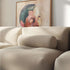 Soft Sofa Indoor 2-personers sofa i blødt Teddy Brown tekstil med modulært design og uden stel.