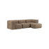 Soft Sofa Indoor - 3 Seater | Soft Sofa Indoor - 3 Seater - Teddy Brown Med puf | SACKit