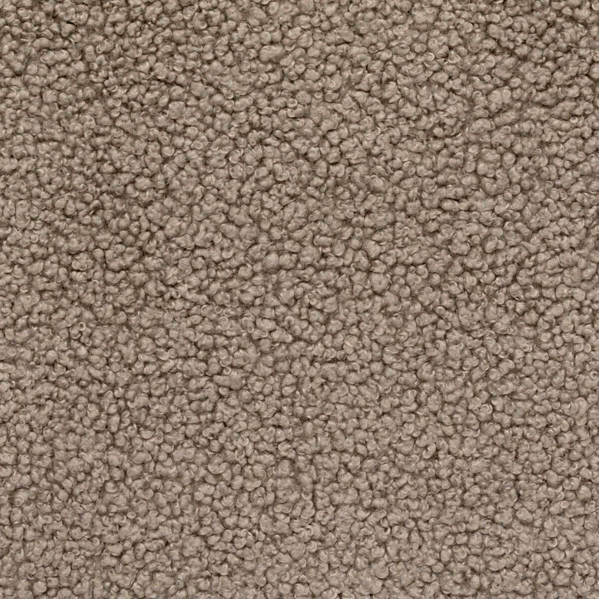 Soft Sofa Indoor hjørnesofa i blødt Teddy Brown stof uden stel, modulær og formbar design.