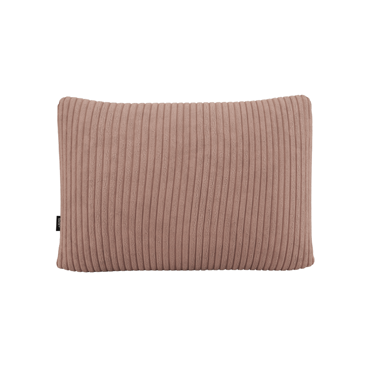 Rektangulær Soft Sofa Indoor Cushion i Corduroy Olive med bredriflet fløjl.