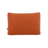 Rektangulær Soft Sofa Indoor pude i orange jaquard tekstil med blød polstring.