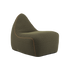 SACKit Chair Indoor sækkestol i rund form med Cosmo Olive tekstil og blødt skumfyld.