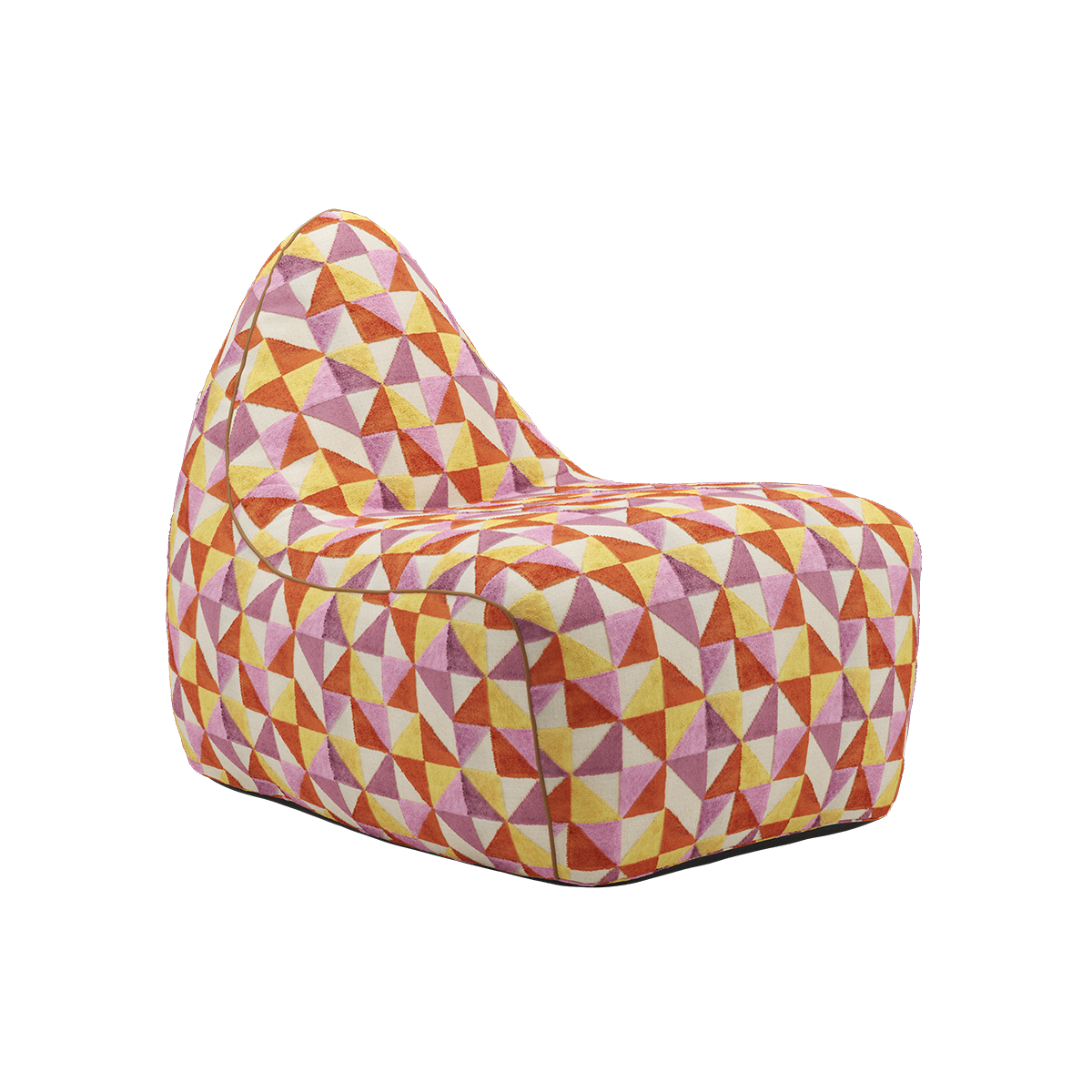 SACKit Chair Indoor sækkestol i blødt stof med stabil form og støtte til ryg og krop.