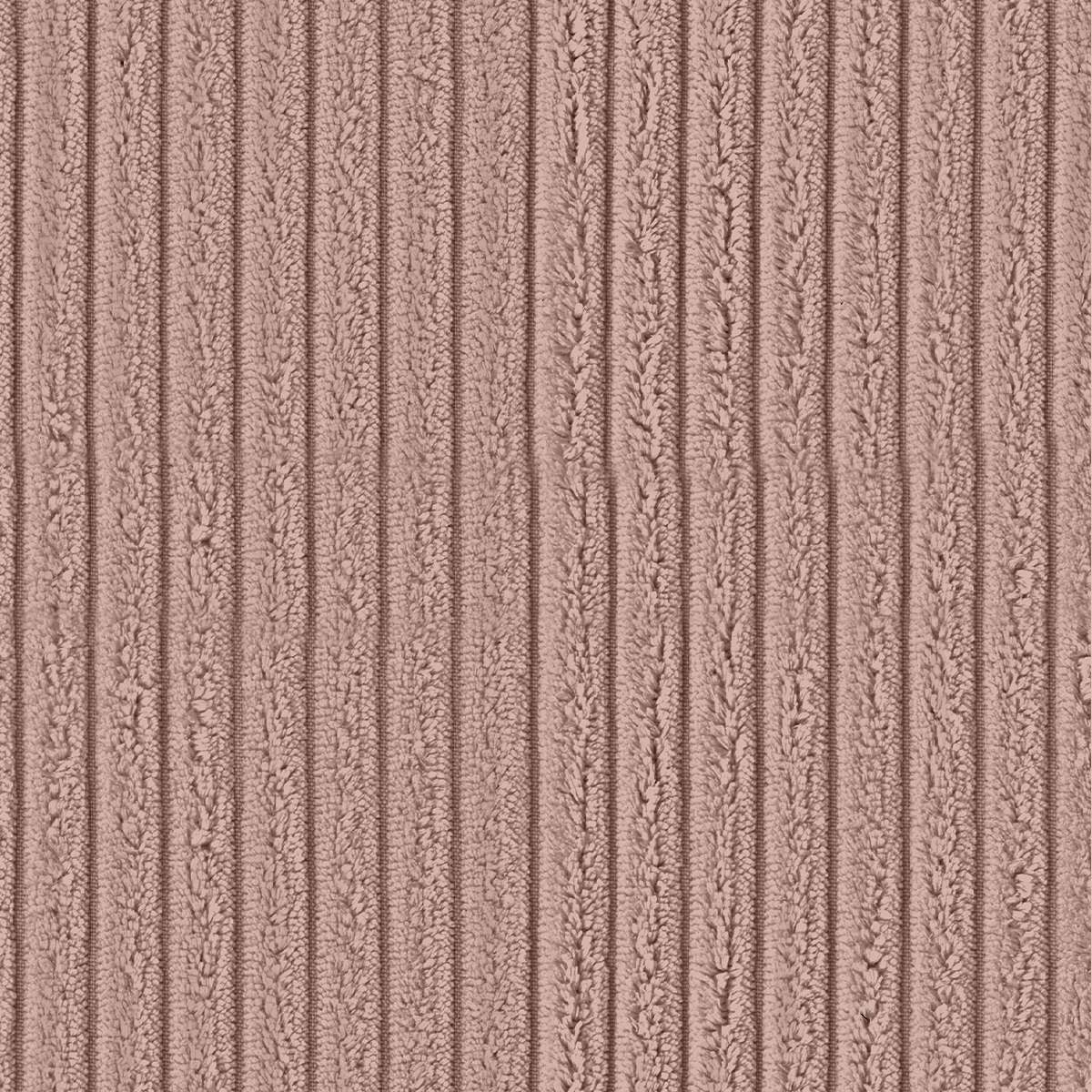 Rund SACKit Pouf Indoor i blød Corduroy Rose med skridsikre punkter og PU-læderstrop.