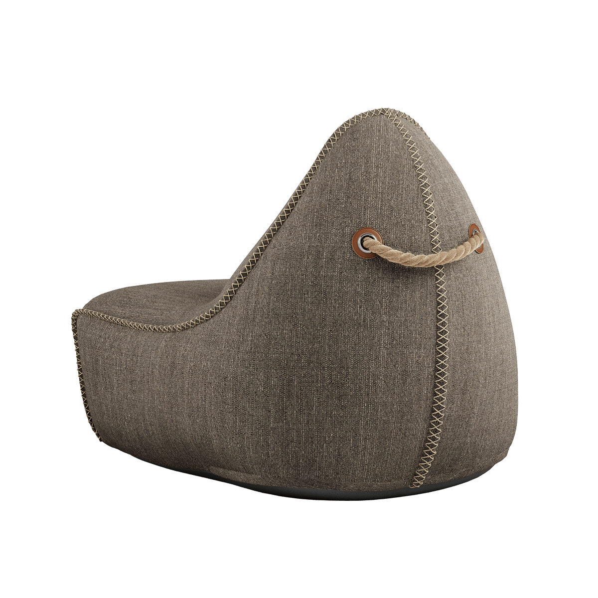 Cobana Lounge Chair & Pouf | Cobana Lounge Chair & Pouf - Cobana Brown | SACKit