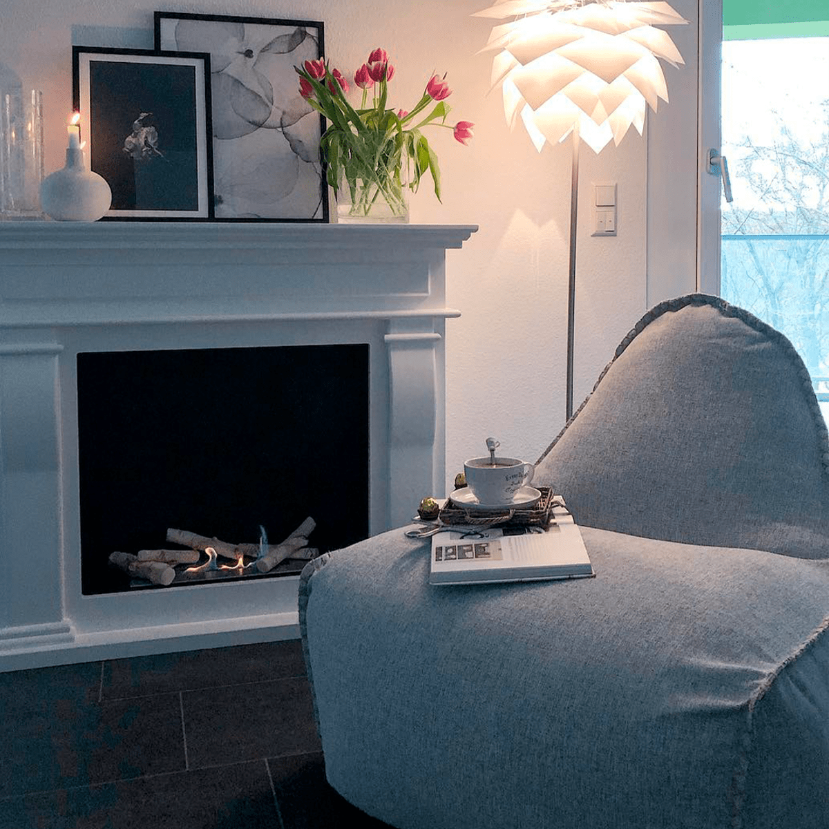 Cobana Lounge Chair & Pouf | Cobana Lounge Chair & Pouf - Cobana Sand Melange | SACKit