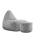 Cobana Lounge Chair & Pouf | Cobana Lounge Chair & Pouf - Cobana Sand Melange | SACKit