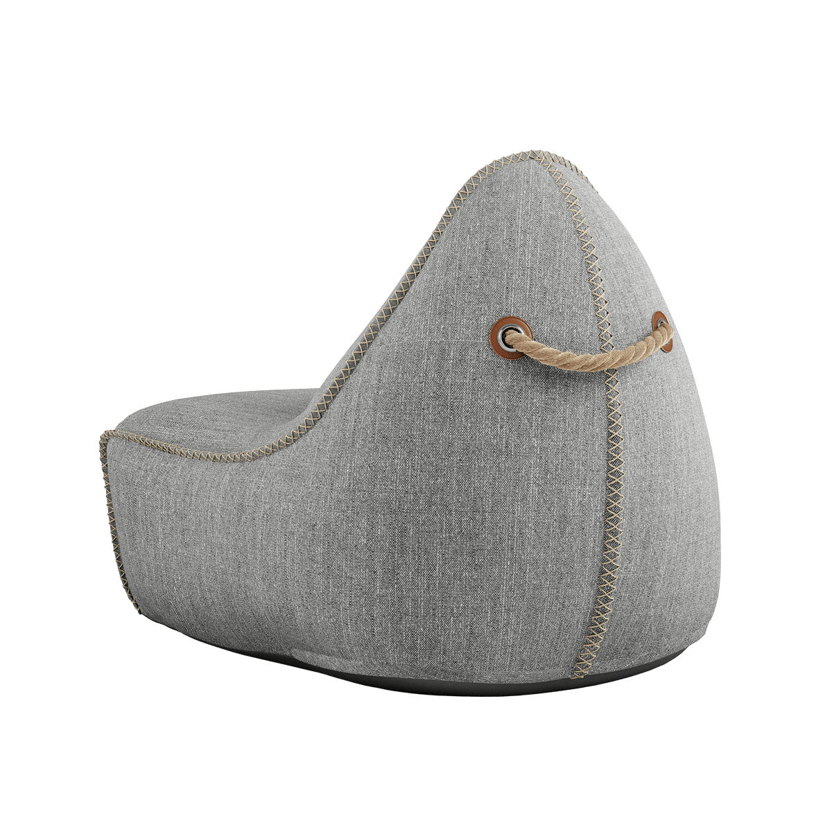Cobana Lounge Chair & Pouf | Cobana Lounge Chair & Pouf - Cobana Grey | SACKit