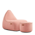 Cobana Lounge Chair & Pouf | Cobana Lounge Chair & Pouf - Cobana Rose | SACKit