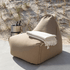 Cobana Lounge Chair & Pouf | Cobana Lounge Chair & Pouf - Cobana Taupe | SACKit