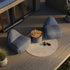 Cobana Lounge Chair & Pouf | Cobana Lounge Chair & Pouf - Kirra Indigo | SACKit