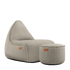 Cobana Lounge Chair & Pouf | Cobana Lounge Chair & Pouf - Kirra Sand | SACKit