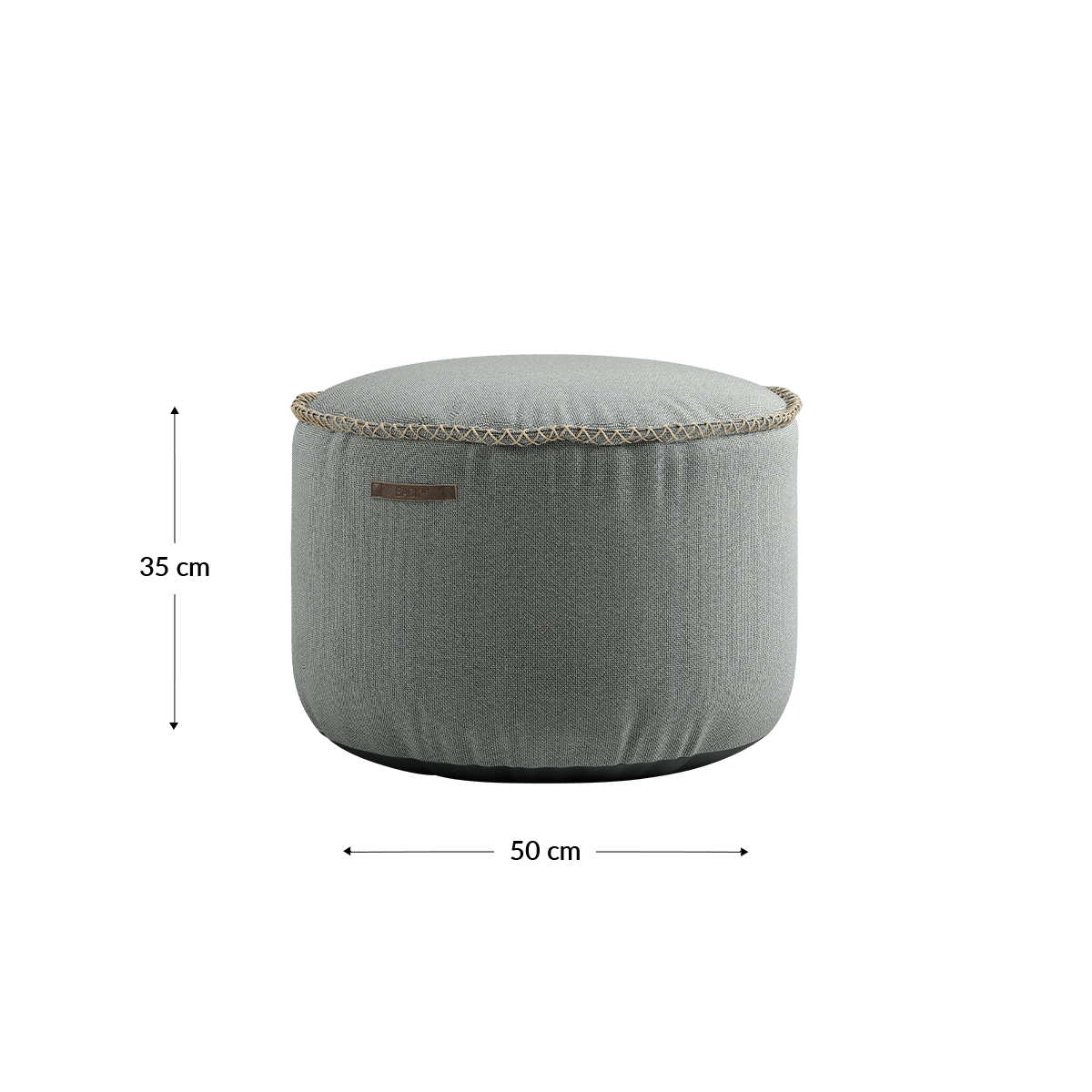 Cura Lounge Chair & Pouf | Cura Lounge Chair & Pouf - Cura Grey | SACKit