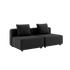 Cobana Lounge Sofa - 2 seater | Cobana Lounge Sofa - 2 seater - Cobana Black Uden armlæn Uden puf | SACKit
