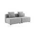 Cobana Lounge Sofa - 2 seater | Cobana Lounge Sofa - 2 seater - Cobana Sand Melange Uden armlæn Uden puf | SACKit