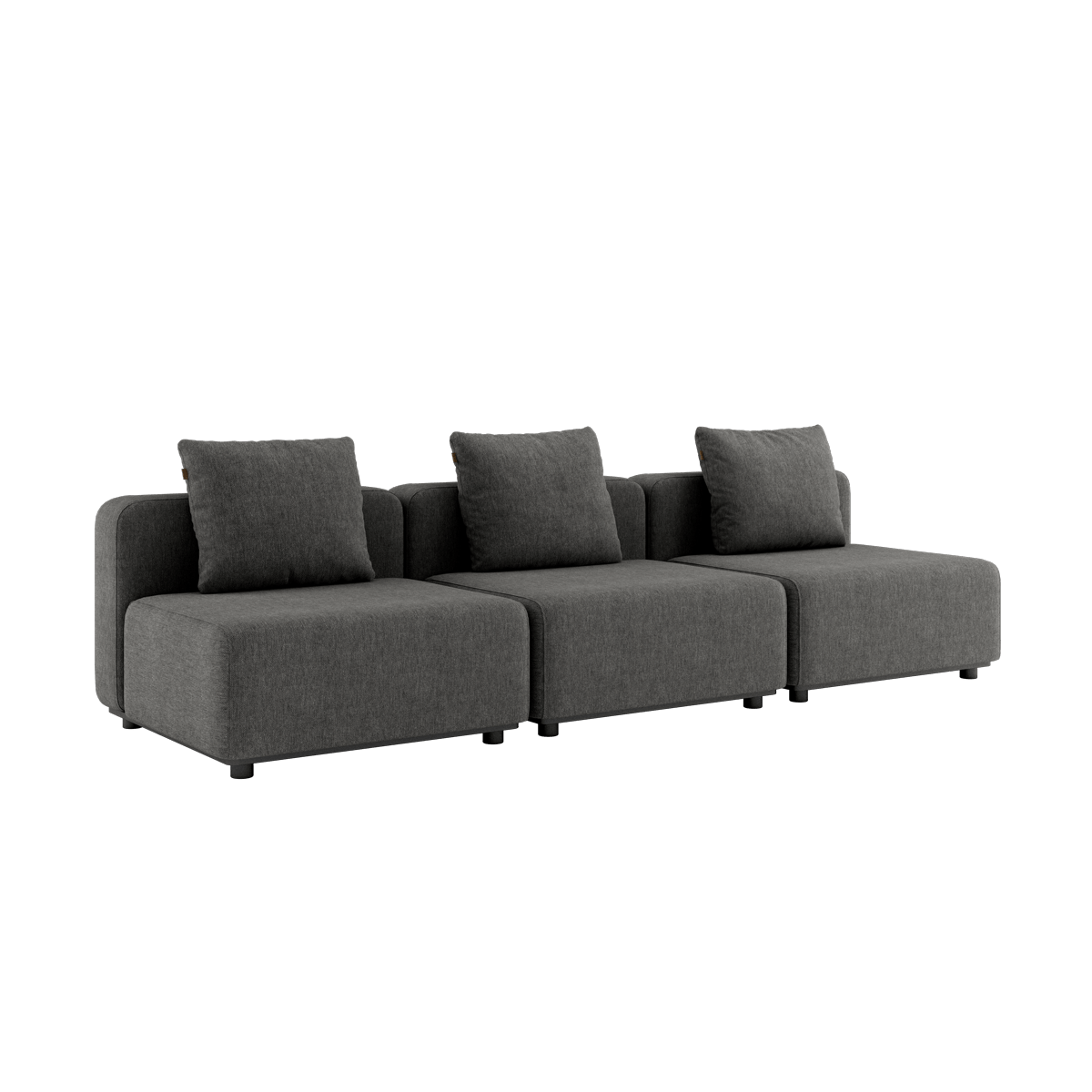 Cobana Lounge Sofa - 3 seater | Cobana Lounge Sofa - 3 seater - Cobana Grey Uden armlæn Uden puf | SACKit