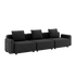 Cobana Lounge Sofa - 3 seater | Cobana Lounge Sofa - 3 seater - Cobana Black Med armlæn Uden puf | SACKit