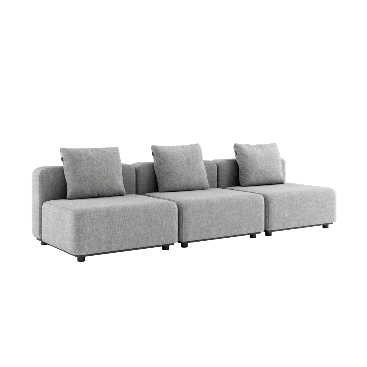 Cobana Lounge Sofa - 3 seater | Cobana Lounge Sofa - 3 seater - Cobana Sand Melange Uden armlæn Uden puf | SACKit