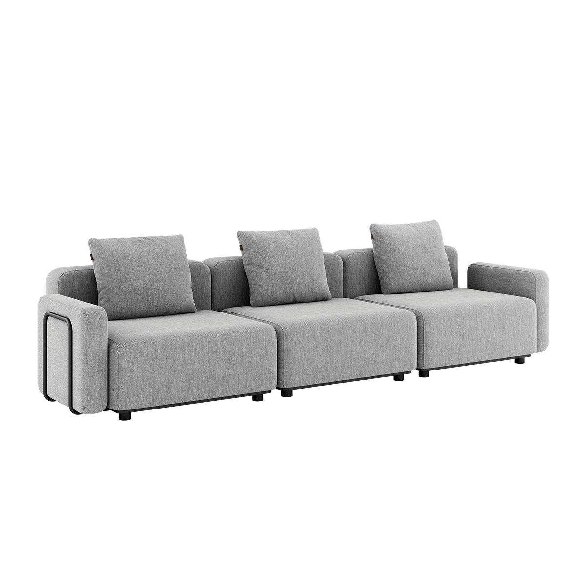 Cobana Lounge Sofa - 3 seater | Cobana Lounge Sofa - 3 seater - Cobana Sand Melange Med armlæn Uden puf | SACKit