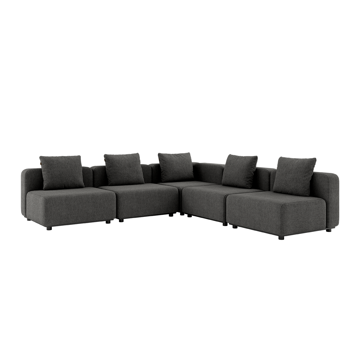 Cobana Lounge Sofa - 5 seater corner sofa | Cobana Lounge Sofa - 5 seater corner sofa - Cobana Grey Uden armlæn | SACKit