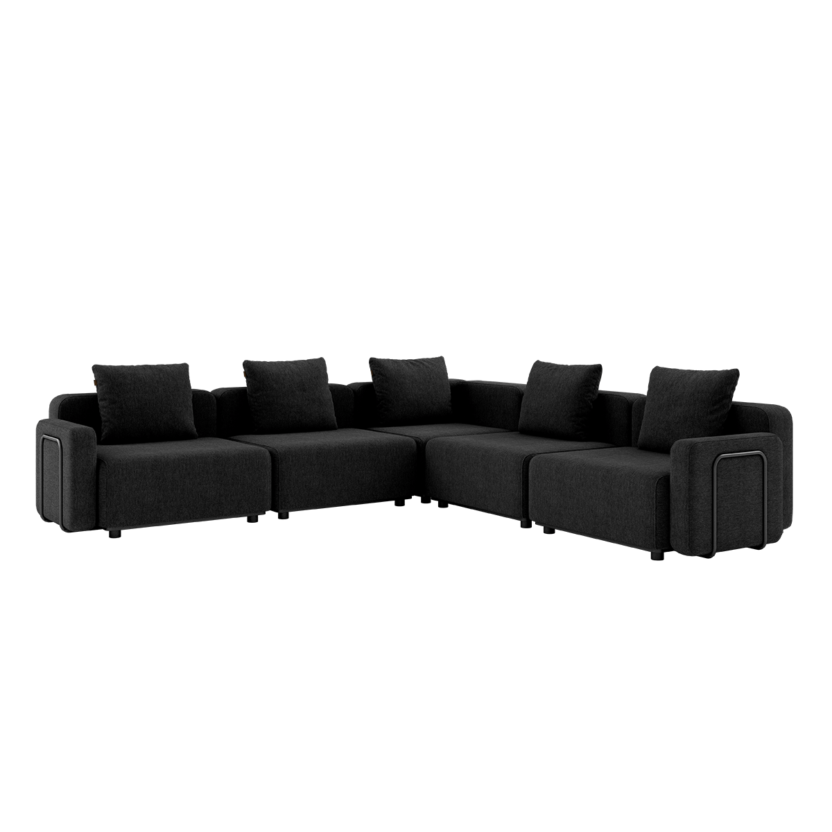 Cobana Lounge Sofa - 5 seater corner sofa | Cobana Lounge Sofa - 5 seater corner sofa - Cobana Black Med armlæn | SACKit