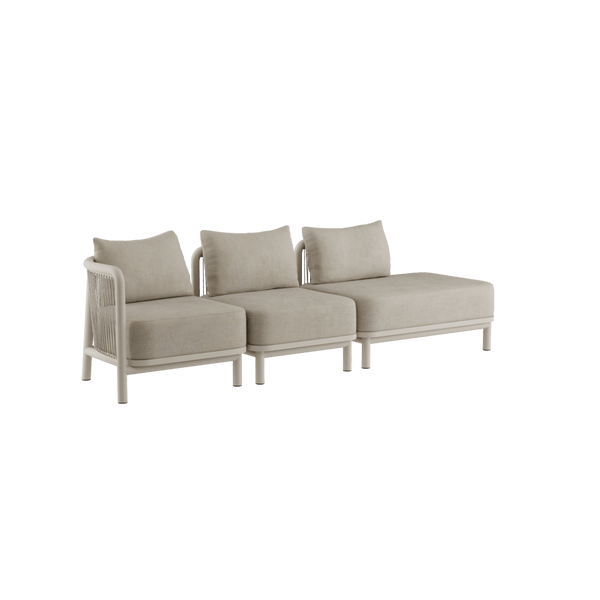 Kirra Lounge Sofa - 3 seater w/ open end | Kirra Lounge Sofa - 3 seater w/ open end - Kirra Sand Venstre | SACKit