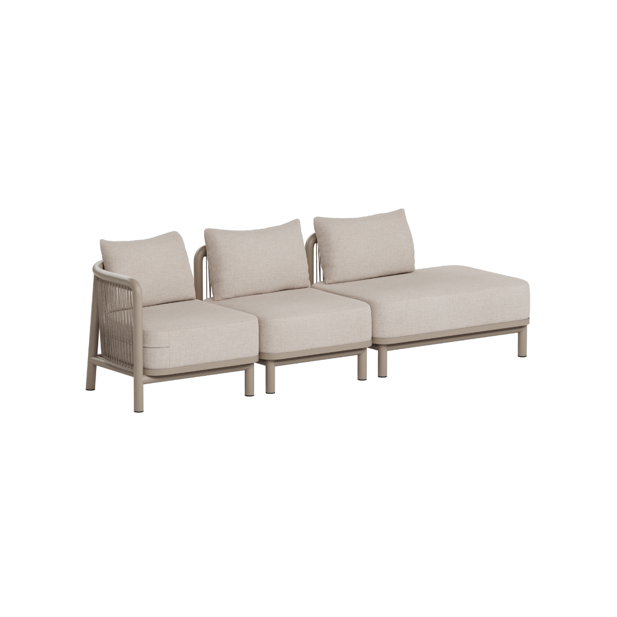 Kirra Lounge Sofa - 3 seater w/ open end