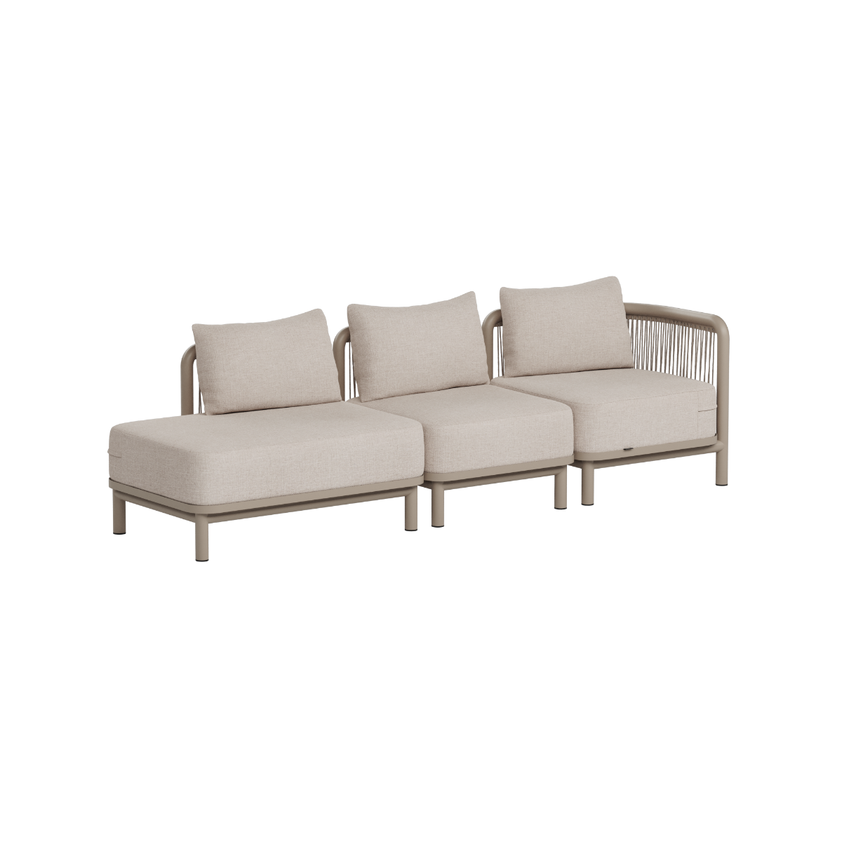 Kirra Lounge Sofa - 3 seater w/ open end