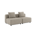 Cobana Lounge Sofa - 2 seater | Cobana Lounge Sofa - 2 seater - Kirra Sand Uden armlæn Uden puf | SACKit