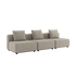 Cobana Lounge Sofa - 3 seater | Cobana Lounge Sofa - 3 seater - Kirra Sand Uden armlæn Uden puf | SACKit
