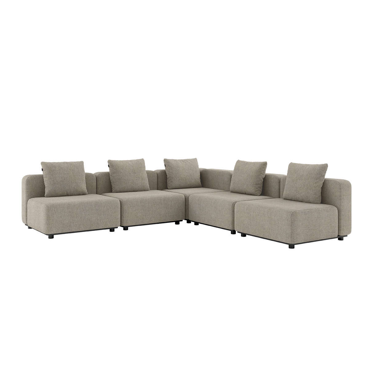 Cobana Lounge Sofa - 5 seater corner sofa | Cobana Lounge Sofa - 5 seater corner sofa - Kirra Sand Uden armlæn | SACKit