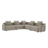 Cobana Lounge Sofa - 5 seater corner sofa | Cobana Lounge Sofa - 5 seater corner sofa - Kirra Sand Med armlæn | SACKit