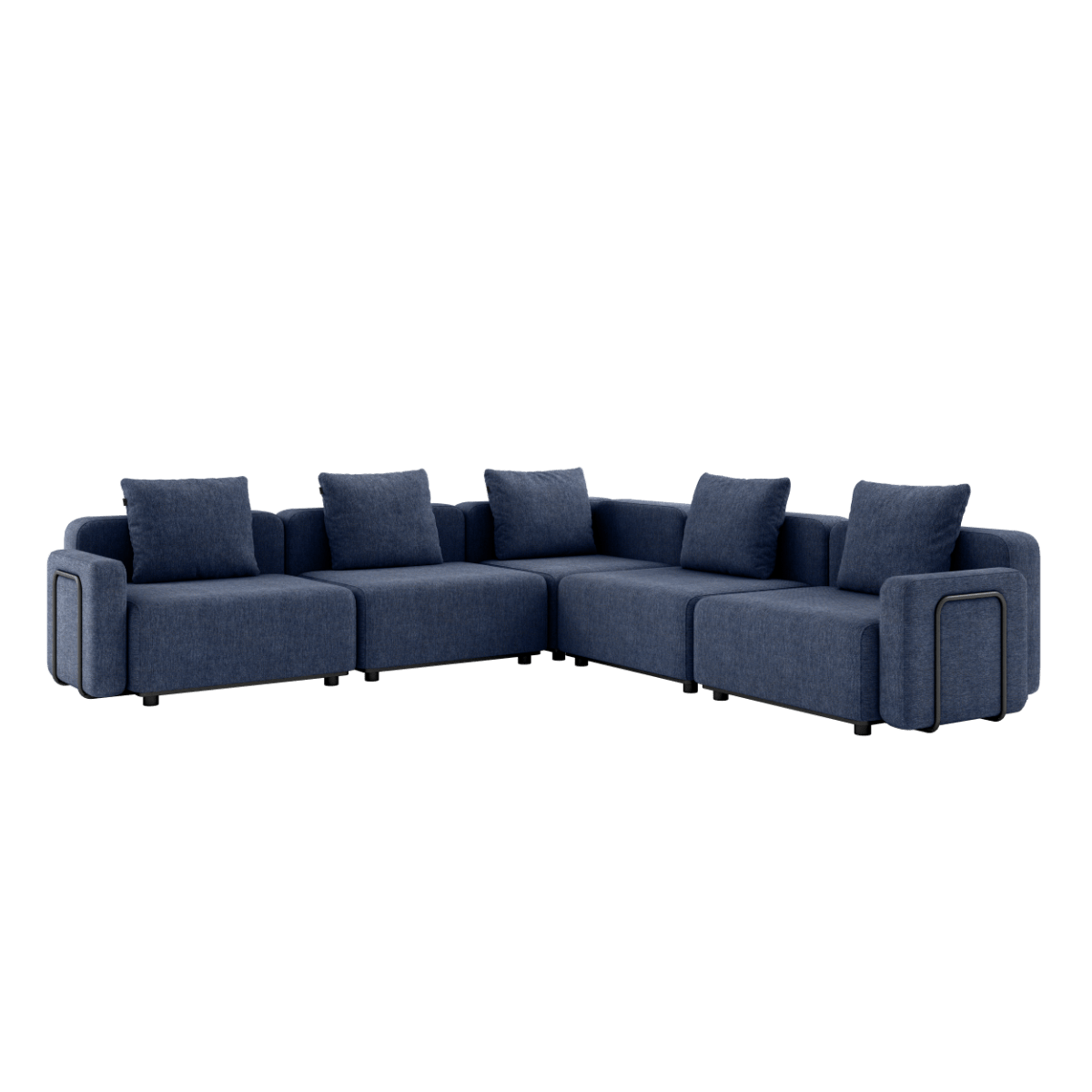 Cobana Lounge Sofa - 5 seater corner sofa | Cobana Lounge Sofa - 5 seater corner sofa - Kirra Indigo Med armlæn | SACKit