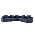 Cobana Lounge Sofa - 5 seater corner sofa | Cobana Lounge Sofa - 5 seater corner sofa - Kirra Indigo Med armlæn | SACKit