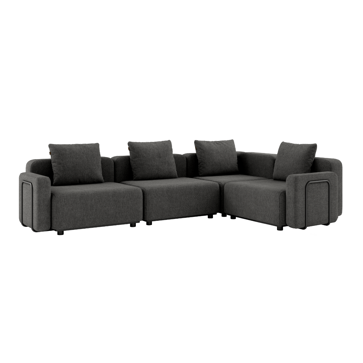 Cobana Lounge Sofa - 4 seater corner sofa | Cobana Lounge Sofa - 4 seater corner sofa - Cobana Grey Med armlæn | SACKit