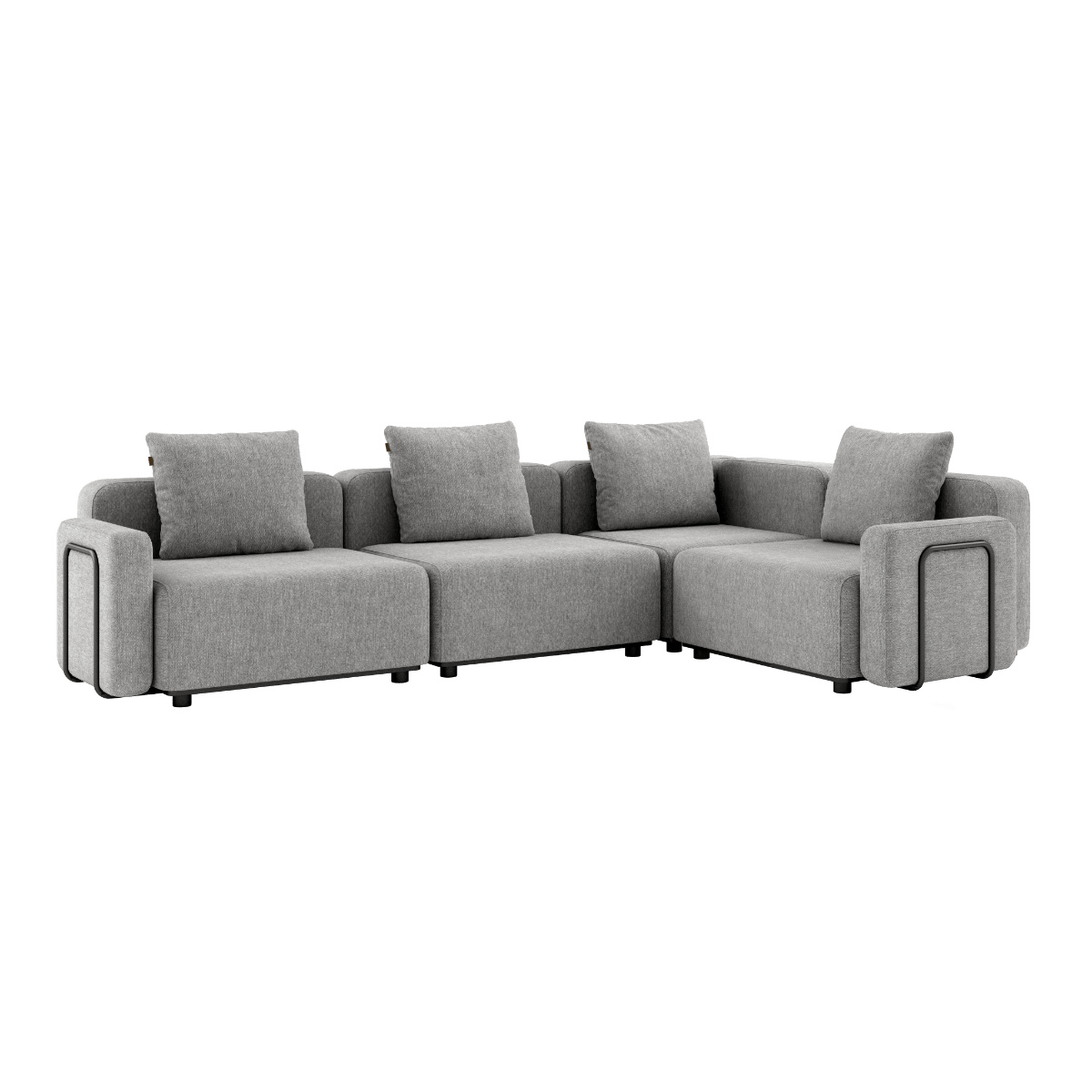 Cobana Lounge Sofa - 4 seater corner sofa | Cobana Lounge Sofa - 4 seater corner sofa - Cobana Sand Melange Med armlæn | SACKit