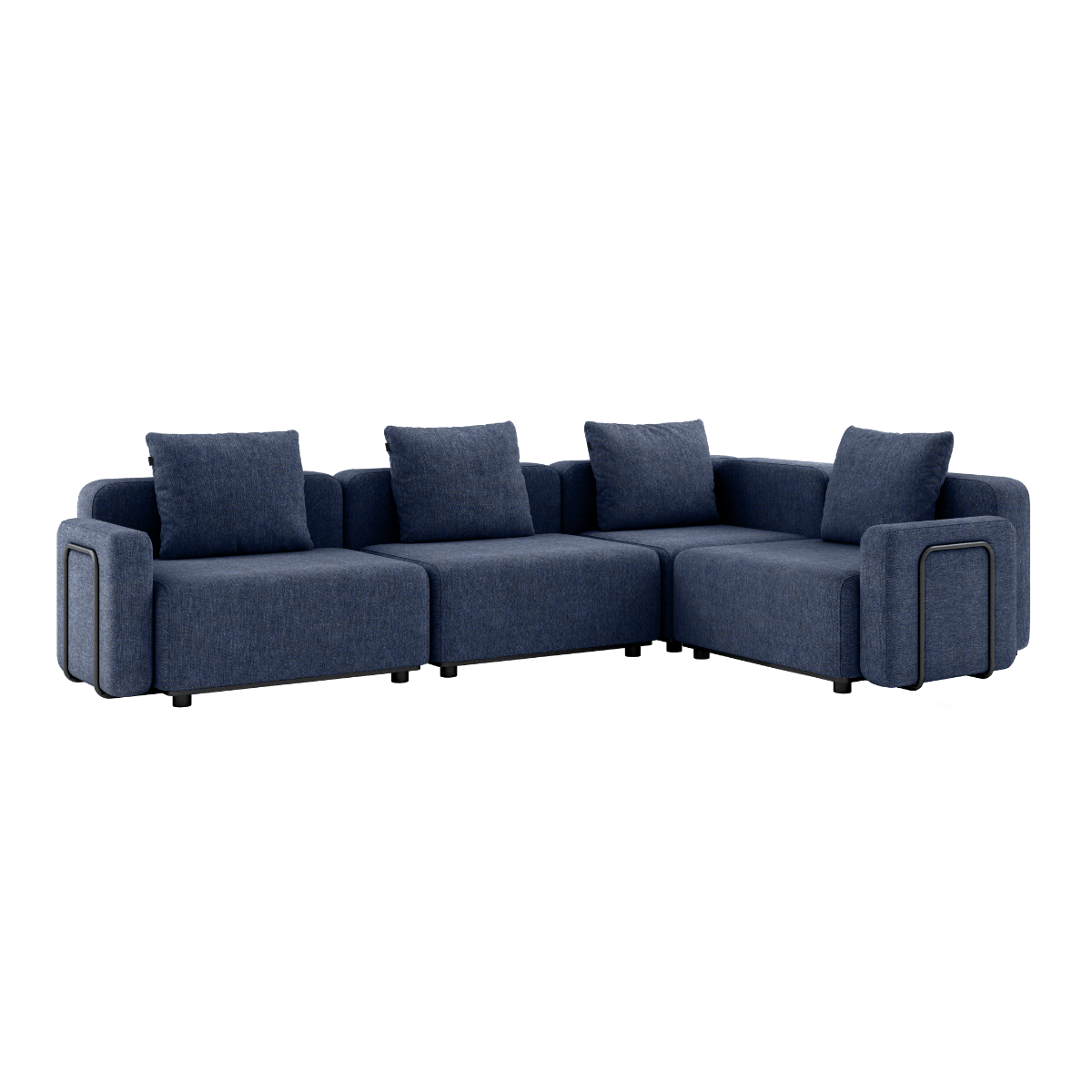 Cobana Lounge Sofa - 4 seater corner sofa | Cobana Lounge Sofa - 4 seater corner sofa - Kirra Indigo Med armlæn | SACKit