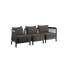 Kirra Lounge Sofa - 3 seater | Kirra Lounge Sofa - 3 seater - Kirra Noir Uden puf | SACKit
