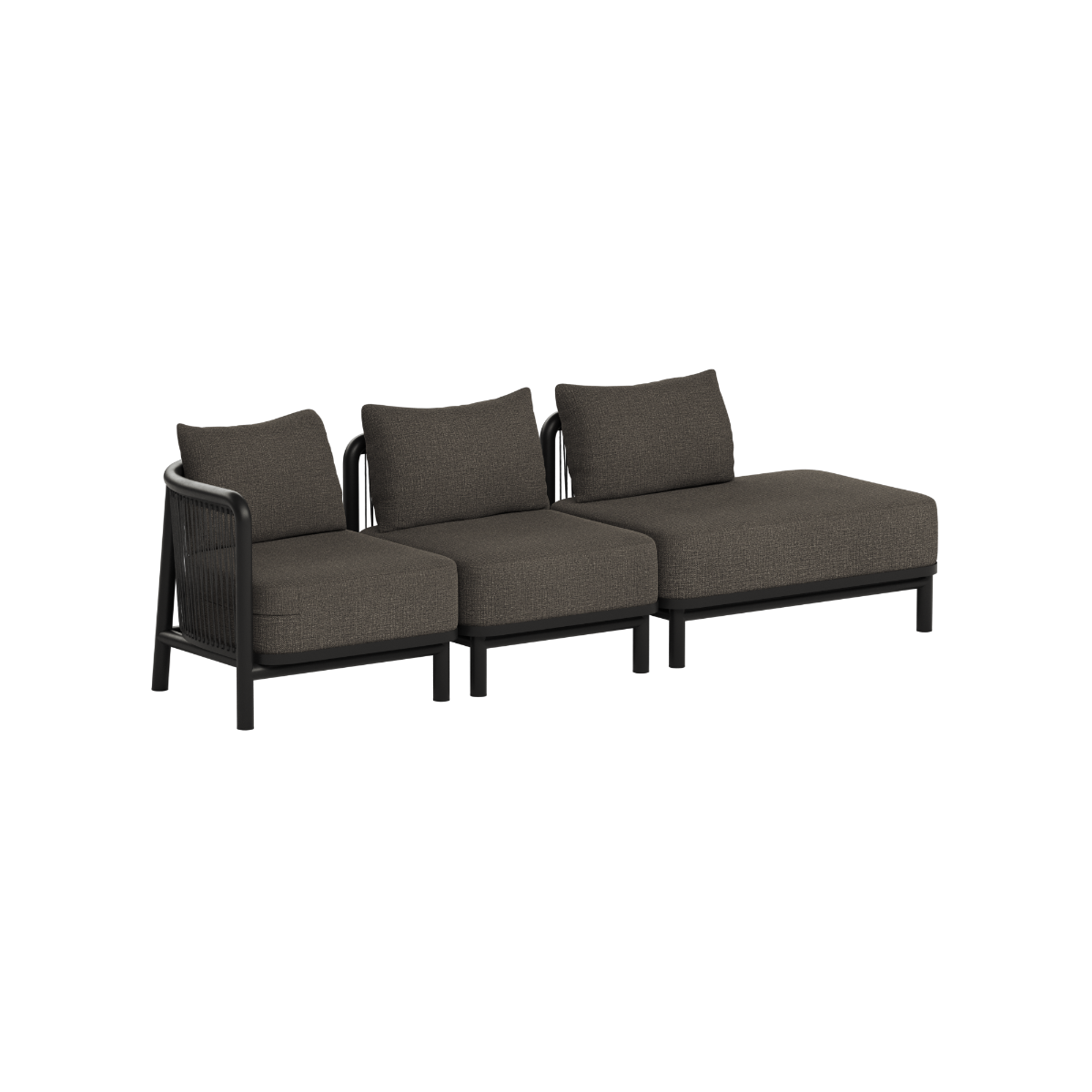 Kirra Lounge Sofa - 3 seater w/ open end