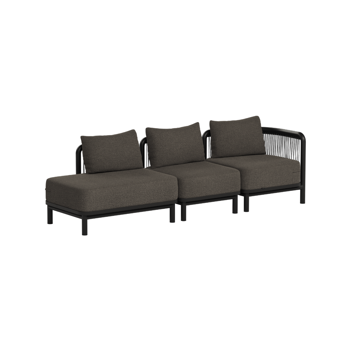 Kirra Lounge Sofa - 3 seater w/ open end