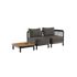 Kirra Lounge Sofa - 2 seater incl. Kirra Table | Kirra Lounge Sofa - 2 seater incl. Kirra Table - Kirra Noir Med Accessory Fit | SACKit