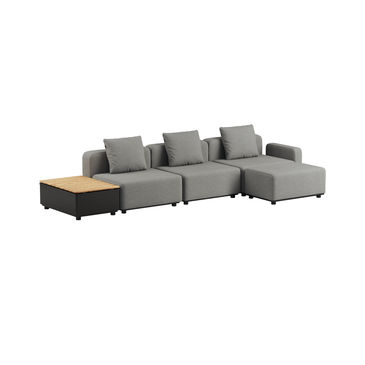 Cobana Lounge Sofa - 3 seater w/ Patio Storage Table