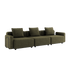 Cobana Lounge Sofa - 3 seater | Cobana Lounge Sofa - 3 seater - Kirra Olive Med armlæn Uden puf | SACKit