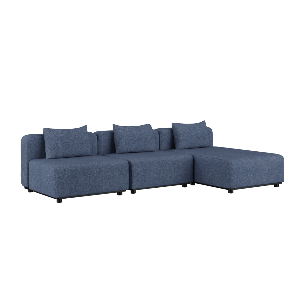 Cobana Lounge Sofa - 3 Seater Chaise | Cobana Lounge Sofa - 3 Seater Chaise - Kirra Indigo | SACKit